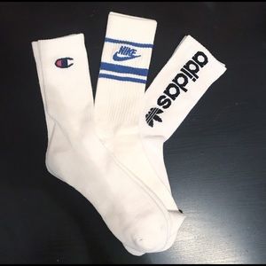 Assorted 3-pack crew socks